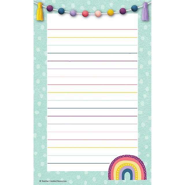 TEACHER CREATED RESOURCES Teacher Created Resources® Oh Happy Day Notepad