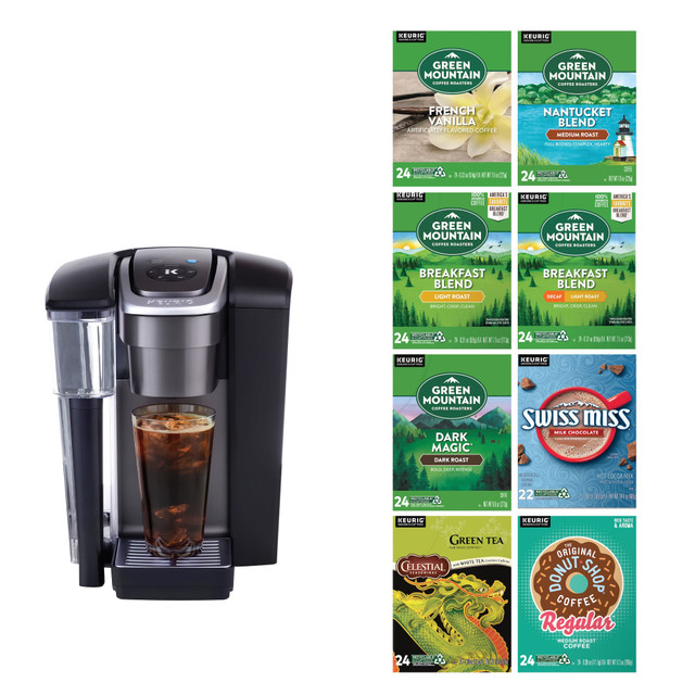 GREEN MOUNTAIN COFFEE ROASTERS, INC. 5000341033 Keurig K1500 Bundle With 8 Sleeves Of K-Cup Pods