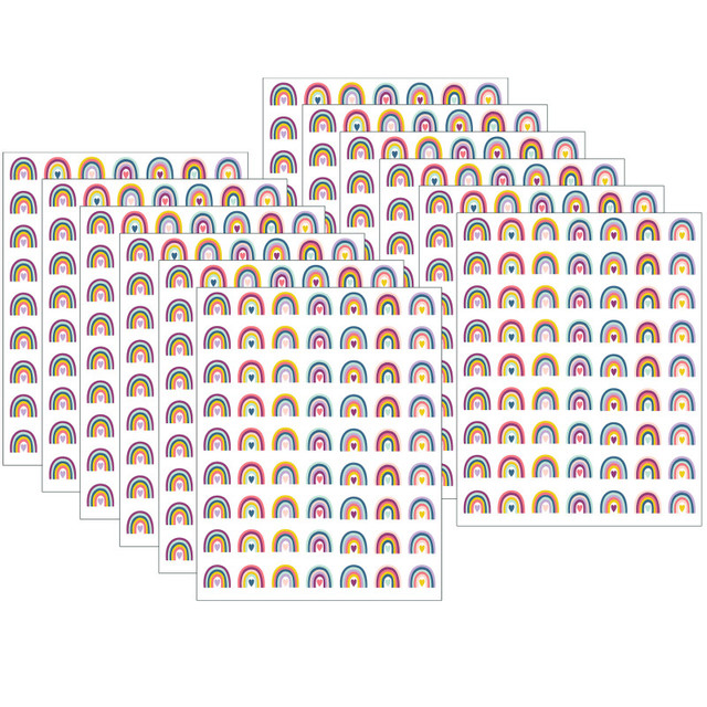 TEACHER CREATED RESOURCES Teacher Created Resources® Oh Happy Day Rainbows Mini Stickers, 378 Per Pack, 12 Packs