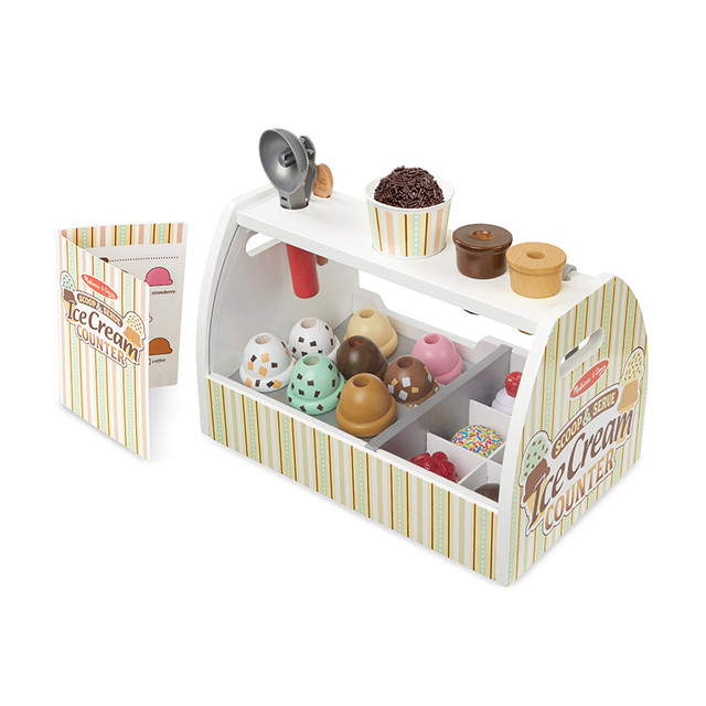 MELISSA & DOUG Melissa & Doug Scoop & Serve Ice Cream Counter