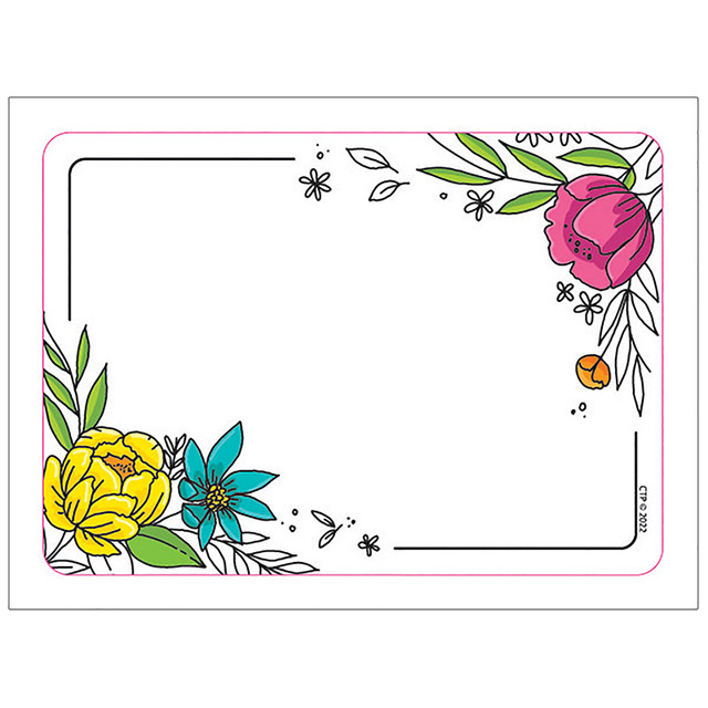 CREATIVE TEACHING PRESS Creative Teaching Press® Bright Blooms Doodly Blooms Labels