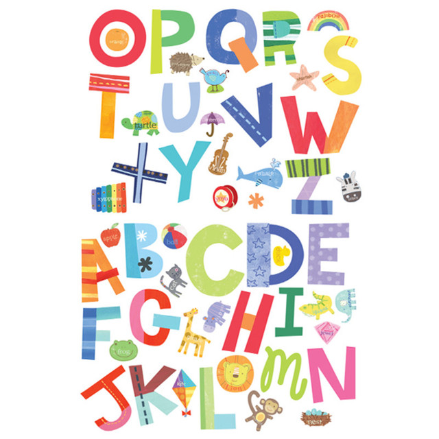 PAPER MAGIC GROUP - WALLIES Wallies® Alphabet Fun Vinyl Decals, 52 Pieces PAPER MAGIC GROUP - WALLIES Wallies® Alphabet Fun Vinyl Decals, 52 Pieces
