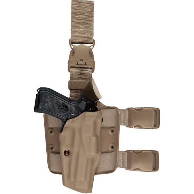 Safariland 1152842 Model 6385 ALS OMV Tactical Holster w/ Quick Release Leg Strap for Glock 19
