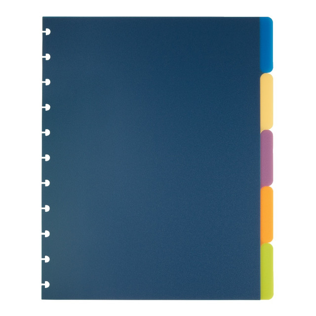 Using tab dividers in your notebook helps you quickly spot the content you are looking for. The vividly colored dividers are made of durable polypropylene and work with your existing Custom Note-Taking System for professional organization.  Compatible with the TUL Custom Note-Taking System (sold separately).  Helps you find the section of your notes that you need.  Made of strong polypropylene to stand up to constant use.  Bright colors are easy to identify in your file cabinet.