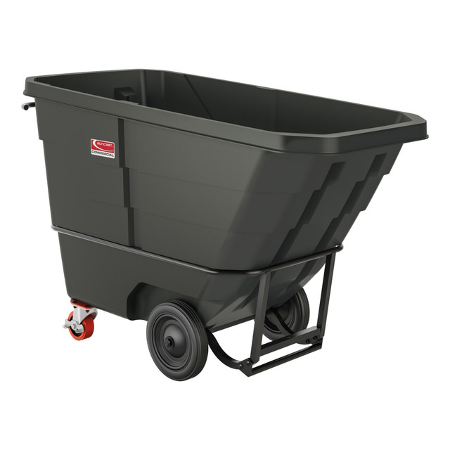 SUNCAST CORPORATION RMTTSD100 Suncast Commercial Tilt Truck, Standard Duty, 1 Cu Yd., 43-13/16inH x 33-7/8inW x 70inD, Black SUNCAST CORPORATION RMTTSD100 Suncast Commercial Tilt Truck, Standard Duty, 1 Cu Yd., 43-13/16inH x 33-7/8inW x 70inD, Black