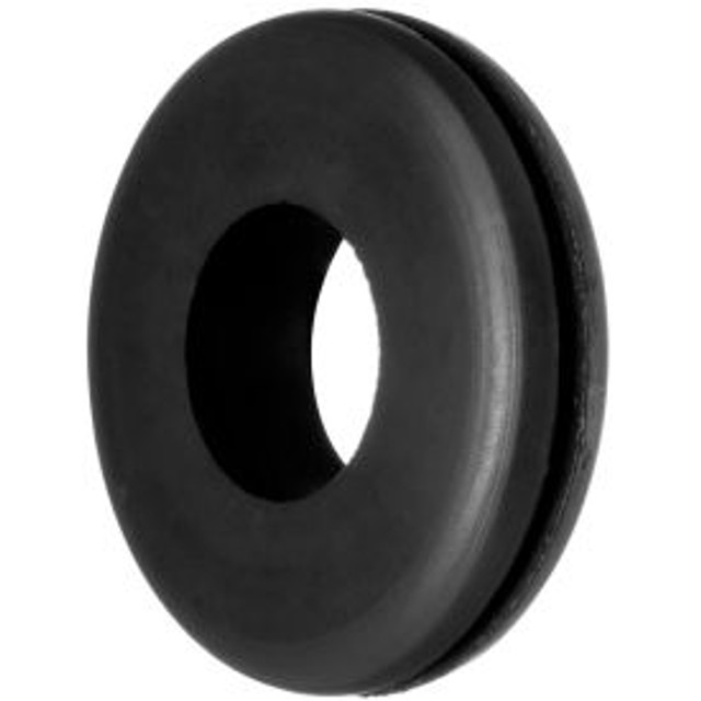 USA SEALING INC SBR Rubber Push-In Grommet for 7/16"" Hole ID and 1/8"" Edge Thickness - 1/4"" ID - Pack of 100 p/n BULK-GMT-SBR-6