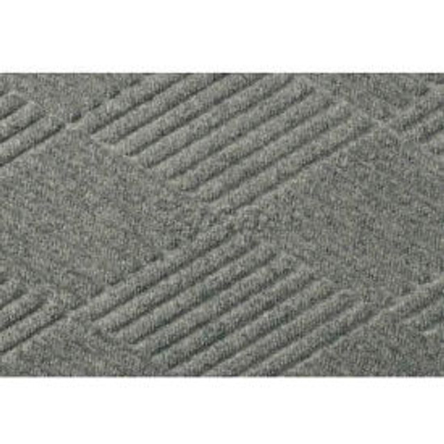 Andersen Company WaterHog® Diamond Mat Fashion Border 3/8"" Thick 4' x 10' Medium Gray p/n 22157410070