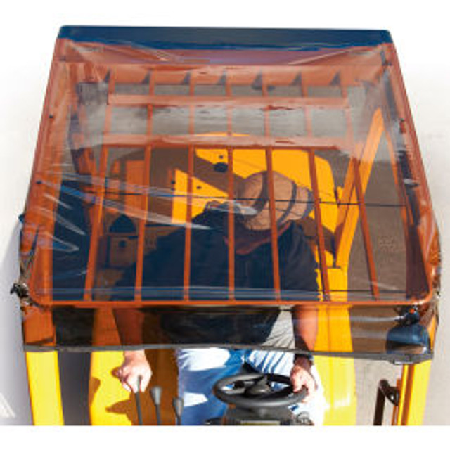 EEVELLE LLC Eevelle® SolarCap™ Forklift Sun & Canopy Cover Vinyl 33""L x 45""W Super Clear Tinted p/n EEV-SC