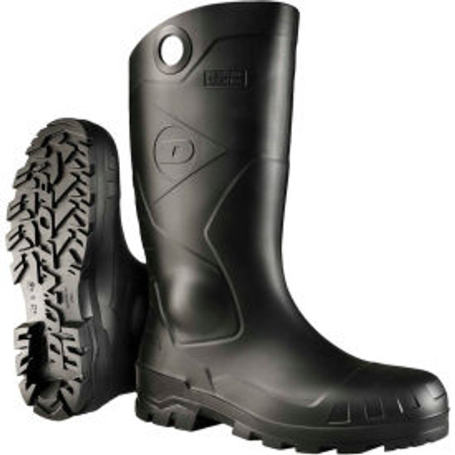 Dunlop Industrial & Protective Footwear Dunlop® Chesapeake® 86776 14""H PVC Boot Steel Toe Size 7 Black p/n 86776-07