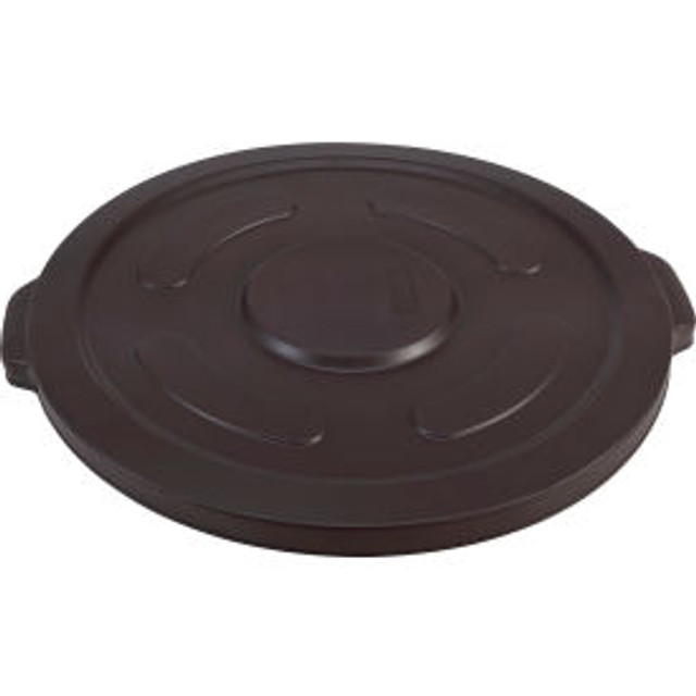 Global Industrial™ Plastic Trash Can Lid 55 Gallon Brown p/n 240465BN