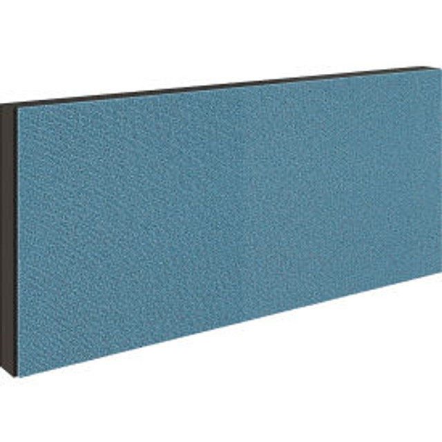 Global Industrial Interion® Modular Partition Stacking Panel with Fabric 36""W x 16""H Blue p/n 695910SBL