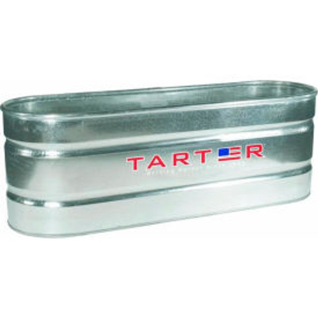 Tarter Farm & Ranch Tarter Galvanized Stock Tank 125 Gallon 58-1/2 to 61-1/2""L x 22-1/2 to 25-1/2""W x 24""H p/n WT225