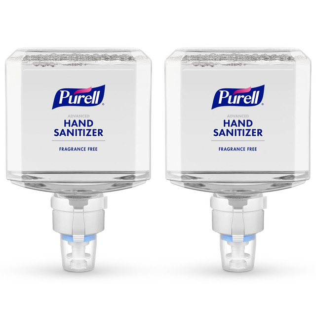 GOJO INDUSTRIES INC 7751-02 PURELL Advanced Hand Sanitizer Gentle & Free Foam ES8 Refill, Fragrance Free, 40.6 Oz, Pack of 2 GOJO INDUSTRIES INC 7751-02 PURELL Advanced Hand Sanitizer Gentle & Free Foam ES8 Refill, Fragrance Free, 40.6 Oz, Pack of 2