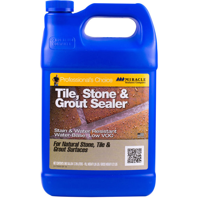 RUST-OLEUM CORPORATION TSSGAL4 Miracle Sealants Tile, Stone & Grout Sealer, 128 Oz, Case Of 4 Bottles RUST-OLEUM CORPORATION TSSGAL4 Miracle Sealants Tile, Stone & Grout Sealer, 128 Oz, Case Of 4 Bottles