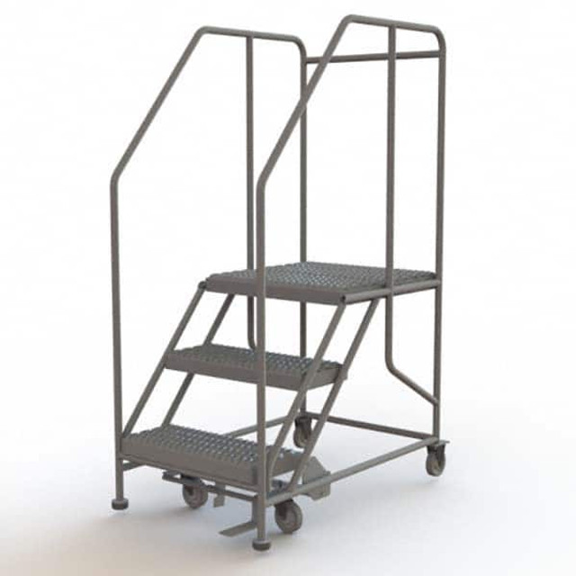 TRI-ARC WLWP132424SL Steel Rolling Ladder: 3 Step