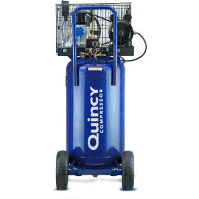 QUINCY COMPRESSOR LLC Quincy Q12124VPQ Single-Stage Portable Air Compressor 2HP 24 Gallon Vertical 115V Single Phase p/n 1129740227