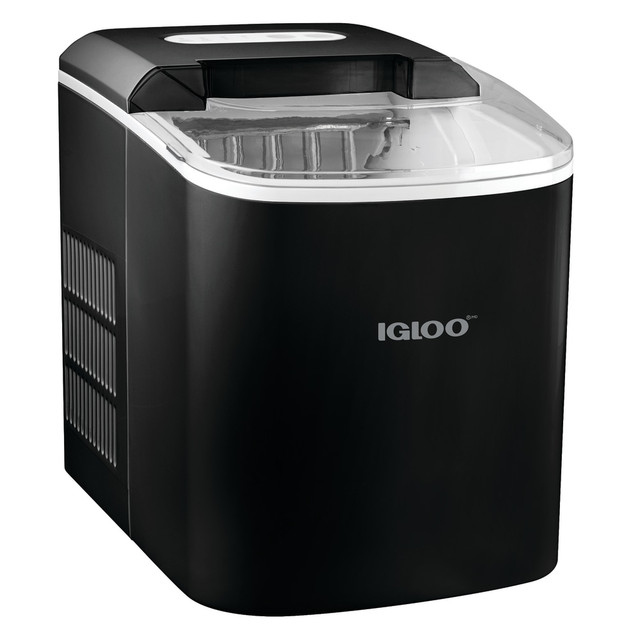 NOSTALGIA PRODUCTS GROUP LLC Igloo IGLICEB26BK  IGLICEB26BK Ice Maker, 12-7/16inH x 14-3/4inW x 9-5/8inD, Black