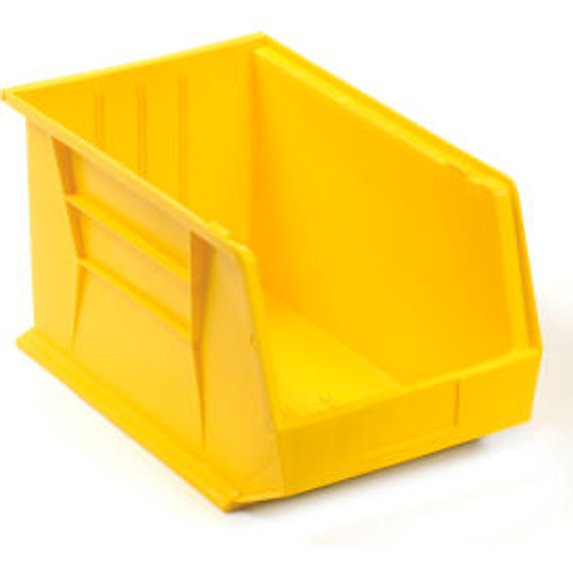 Global Industrial™ Plastic Hang & Stack Bin 18""L x 11""W x 10""H Yellow p/n 550119YL