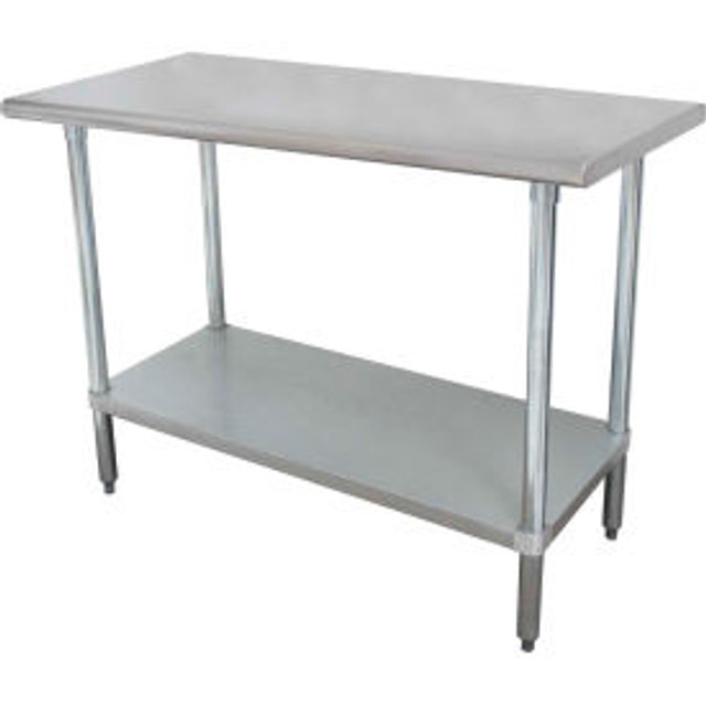 Advance Tabco Inc. Advance Tabco 430 Stainless Steel Table 48 x 30"" Adjustable Undershelf 16 Gauge p/n ELAG-304-X