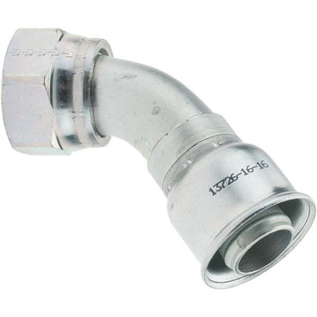 Parker BD-13726-16-16 Hydraulic Hose Female JIC Swivel 45 ° Elbow: 14 mm, 1-5/16-12