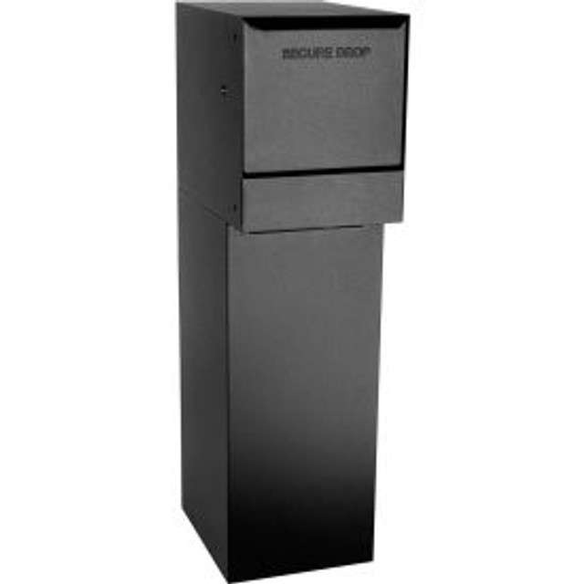 Dvault Company dVault Thru-Wall Package Drop Vault Plus DVWM0062SA w/Bottom Hold Rear Access - Black p/n DVWM0062SA-1