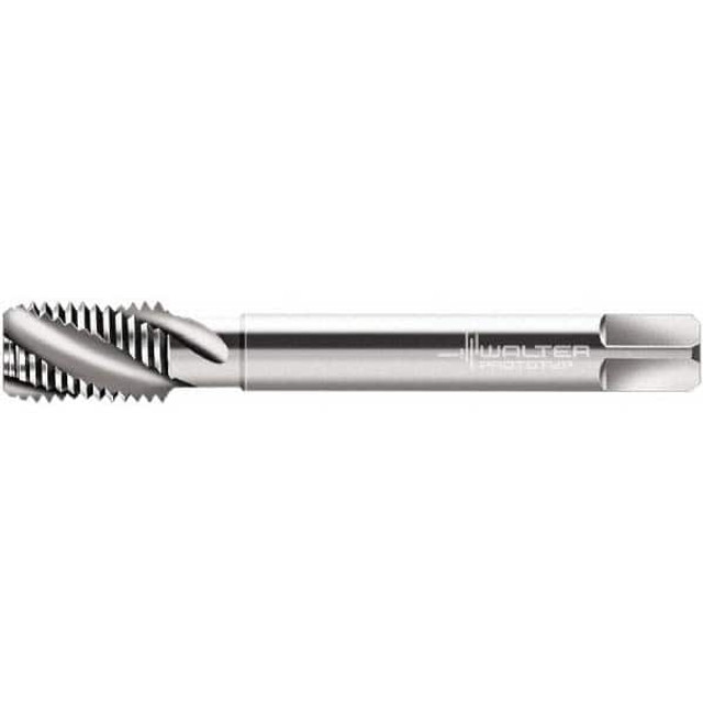 Walter-Prototyp 6476093 Spiral Flute Tap: M8 x 1.25, Metric, 2 Flute, Modified Bottoming, 6H Class of Fit, Cobalt, Bright/Uncoated