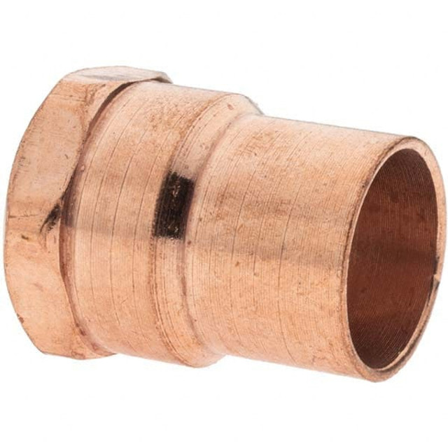 Mueller Industries BDNA-15652 Wrot Copper Pipe Adapter: 5/8" x 1/2" Fitting, C x F