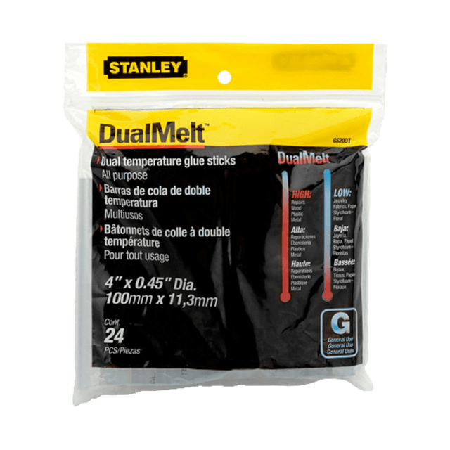 AMAX INCORPORATED GS20DT Stanley-Bostitch Dual Temperature Glue Sticks, 11.2 Oz, Clear, Pack Of 24