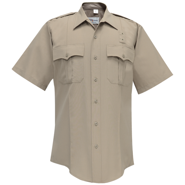 Flying Cross 55R84 04 18.0 N/A Justice Short Sleeve Shirt w/ Convertible Sport Collar