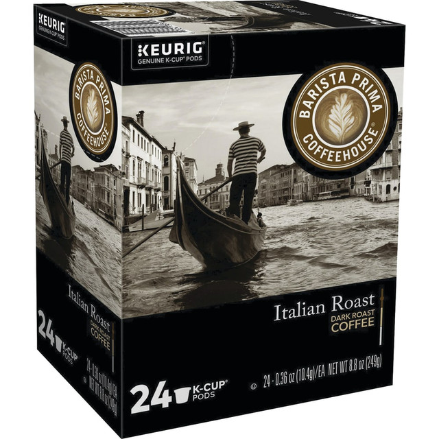 KEURIG 8500 Barista Prima Coffeehouse Single-Serve Coffee K-Cup, Dark Roast, Carton Of 24