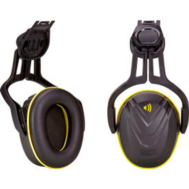 MSA Safety V-Gard® Cap Mounted Hearing Protection Medium Black Cups p/n 10190357