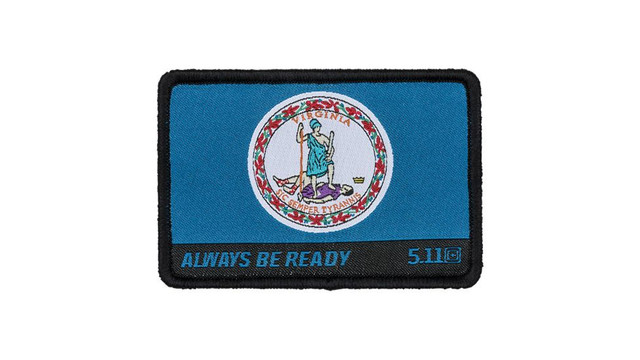 5.11 Tactical 81215-999-1 SZ Virginia Flag Patch