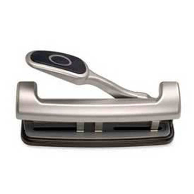 Officemate International Officemate® EZ Level 2 - 3 Hole Punch 15 Sheet Capacity Silver p/n 90050
