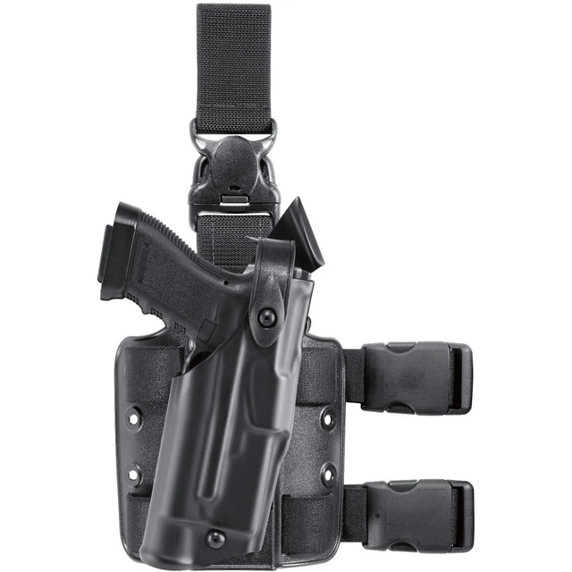 Safariland 1135126 Model 6305 ALS/SLS Tactical Holster w/ Quick-Release Leg Strap for Smith & Wesson M&P 45C w/ Thumb Safety