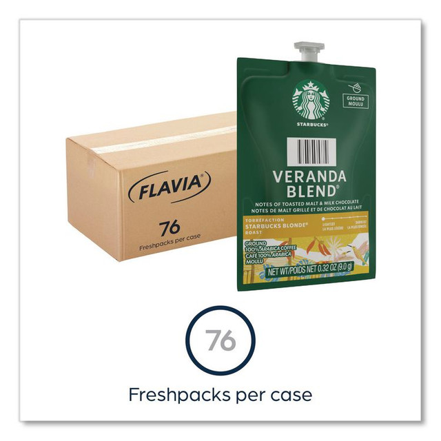 LAVAZZA FLAVIA® 48102 Starbucks Veranda Blend Coffee Freshpack, 76/Carton