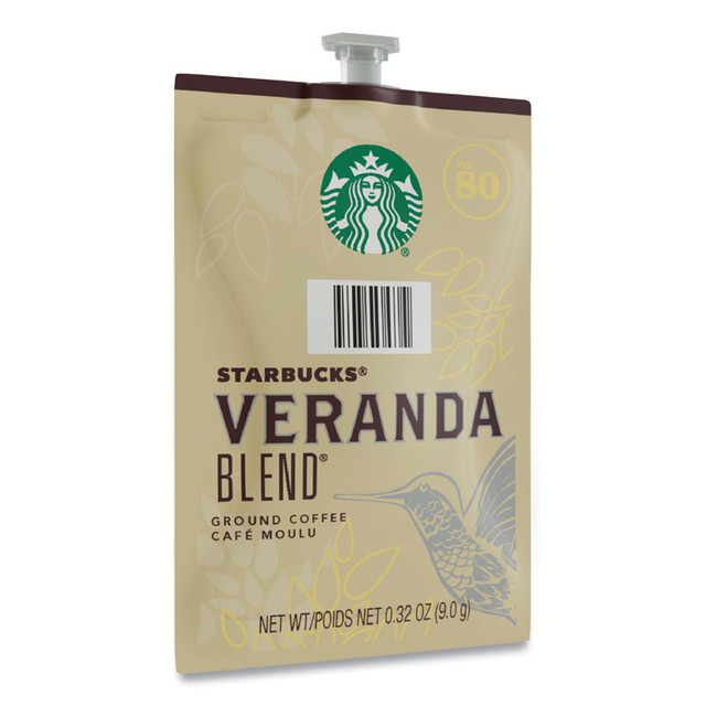 LAVAZZA FLAVIA® 48102 Starbucks Veranda Blend Coffee Freshpack, Veranda Blend, 0.32 oz Pouch, 76/Carton