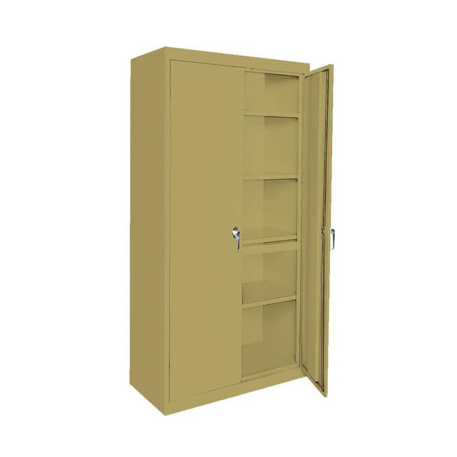 Steel Cabinets USA AAH-30RB-TS Storage Cabinets; Cabinet Type: Adjustable Shelf; Lockable Storage ; Cabinet Material: Steel ; Width (Inch): 30in ; Depth (Inch): 18in ; Cabinet Door Style: Lockable ; Height (Inch): 72in