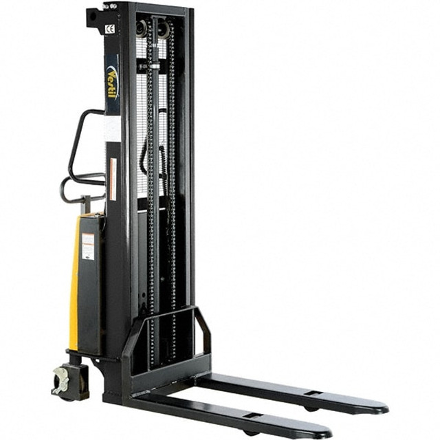 Vestil SL-118-FF 118" Lift Height, Battery Operated Stacker Powered Lift