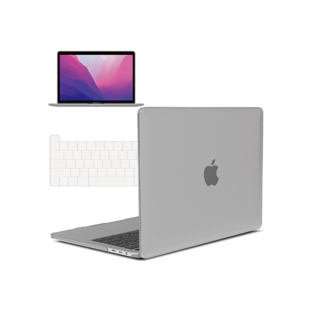 IBENZER LC-NPT-T13CL  Neon Party - Notebook shell case - 13.3in - clear - for MacBook Pro 13.3in (Late 2016, Mid 2017, Mid 2018, Mid 2019, Early 2020, Late 2020, Mid 2022)