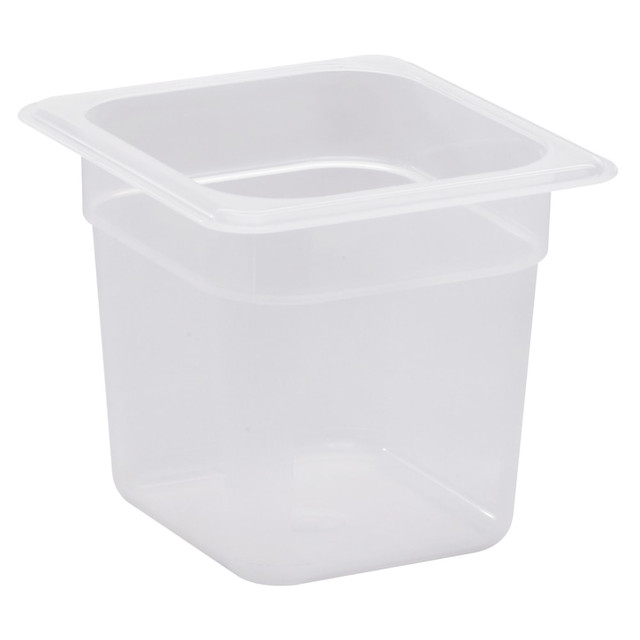 CAMBRO MFG. CO. CAM66PP190 Cambro Translucent GN 1/6 Food Pans, 6inH x 6-3/8inW x 6-15/16inD, Pack Of 6 Containers CAMBRO MFG. CO. CAM66PP190 Cambro Translucent GN 1/6 Food Pans, 6inH x 6-3/8inW x 6-15/16inD, Pack Of 6 Containers