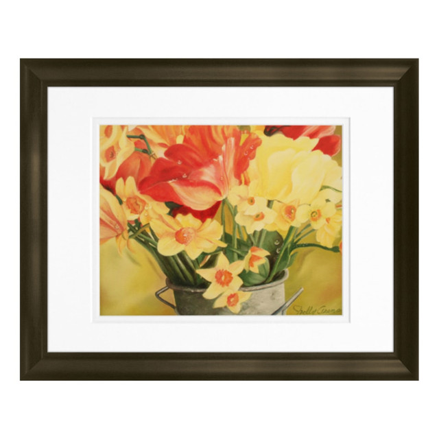 LCO DESTINY LLC 55280 Timeless Frames Floral Marren Wall Artwork, 14in x 11in, Primavera I