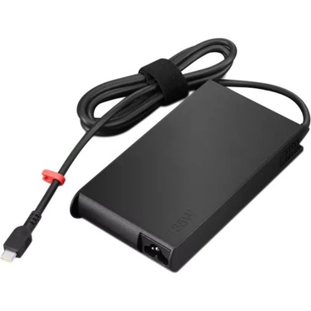 LENOVO, INC. 4X21H27800 Lenovo ThinkPad 135W AC Adapter (USB-C) - 135 W - 120 V AC, 230 V AC Input - Black LENOVO, INC. 4X21H27800 Lenovo ThinkPad 135W AC Adapter (USB-C) - 135 W - 120 V AC, 230 V AC Input - Black