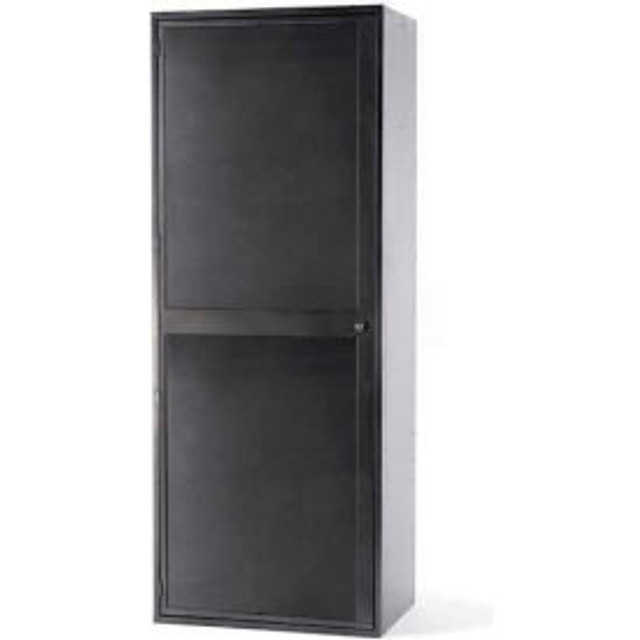 Penco® Linen Locker w/ 1 Bar & 1 Shelf 32-5/8""W x 21-1/4""D x 84-5/8""H Silver p/n 14940-SLVN-TRNB-E