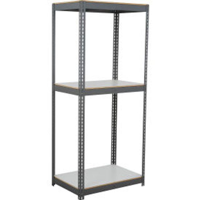 Global Industrial 3 Shelf Extra Heavy Duty Boltless Shelving Starter 36""Wx24""Dx60""H Laminate Deck p/n B3165060