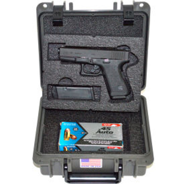 Quick Fire Cases Quick Fire Multifit™ Pistol Case QF345GR Watertight 10-11/16""x9-3/4""x4-13/16"" Gray p/n QF345GR