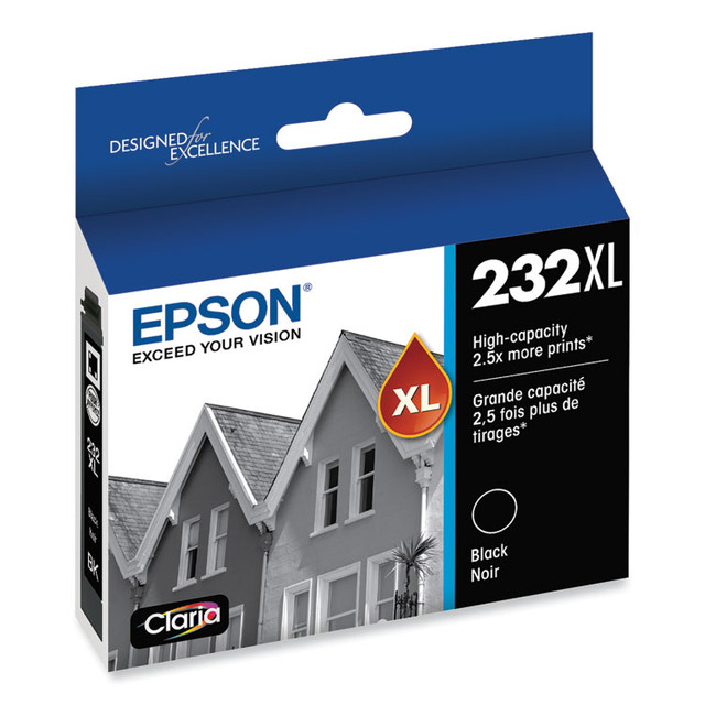 EPSON AMERICA, INC. T232XL120S T232XL120S (T232XL) High-Yield Claria Ink, 450 Page-Yield, Black