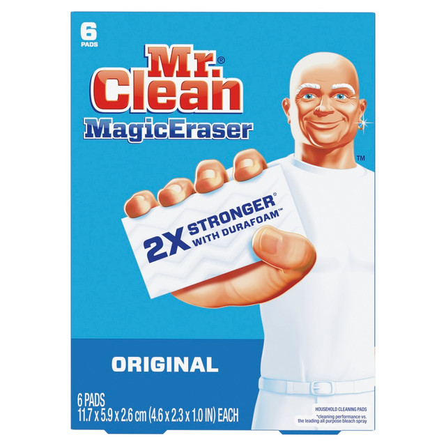 Make those baseboards, walls, doors and other areas of your home or office shine with a little help from Mr. Clean. This Durafoam scrubber reaches deep into grooves, so you can enjoy a thorough clean.  Multisurface scrubber is designed for cleaning walls, bathtubs and oven doors as well as erasing marks on a variety of surfaces.  Lifts dirt and grime with just water.  Durafoam with micro scrubbers delivers deep cleaning power.