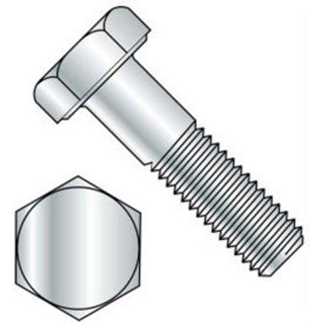 Titan Fasteners M6 x 1.0 x 12mm - Hex Head Cap Screw - 304 Stainless Steel - DIN 931/933 - Pkg of 100 p/n BSL06012