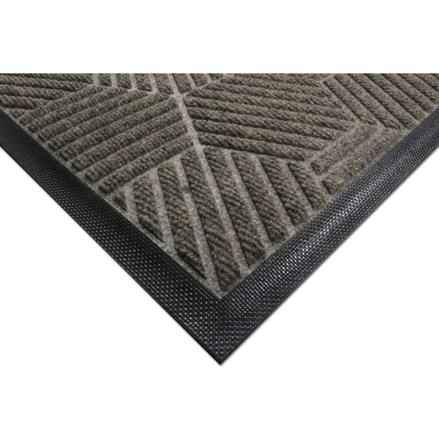 M+A MATTING WaterHog 1848246170 M + A Matting WaterHog Silver Mat, Smooth, 45inH x 71inW, Greige