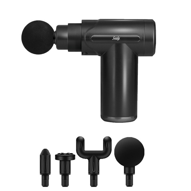BYTECH NY, INC. SL-HW-MA-100-BK Seay SL-HW-MA-100BK Mini Massage Gun, 8inH x 8inW x 3inD, Black